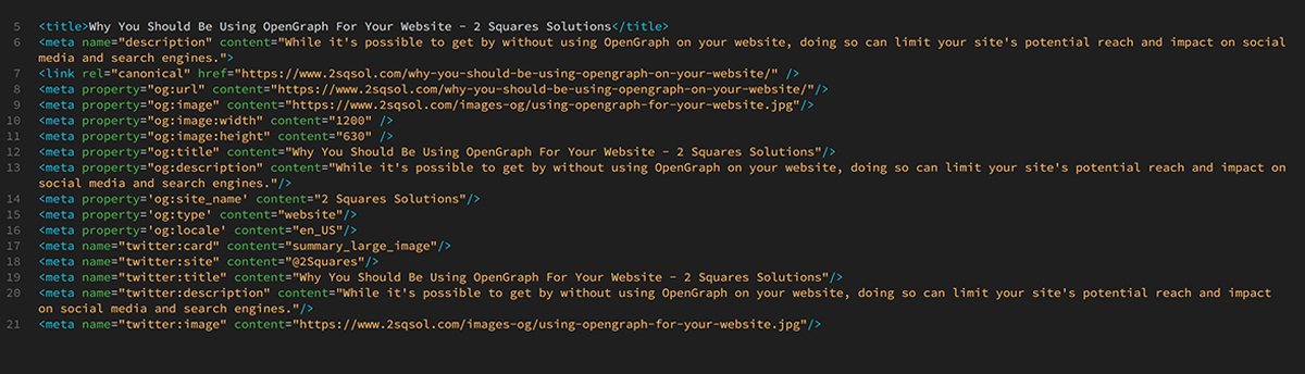 Why You Should Be Using OpenGraph For Your Website